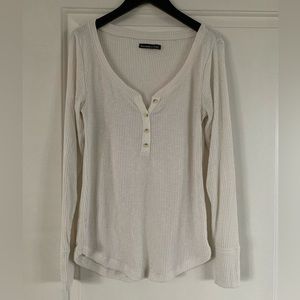 Abercrombie & Fitch Cozy Long-Sleeve Henley